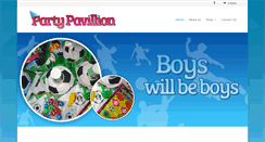 Desktop Screenshot of partypavillion.com.au